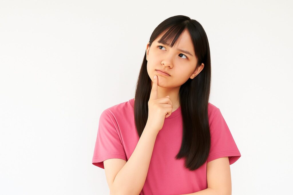 アタマプラスが向いているか向いていないか考えている様子